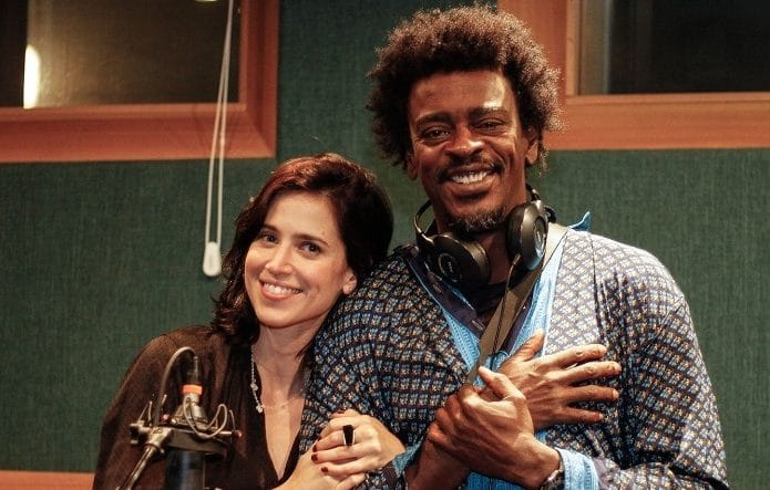 Mel Lisboa e Seu Jorge. Imagem: Bruno Poletti/Spotify