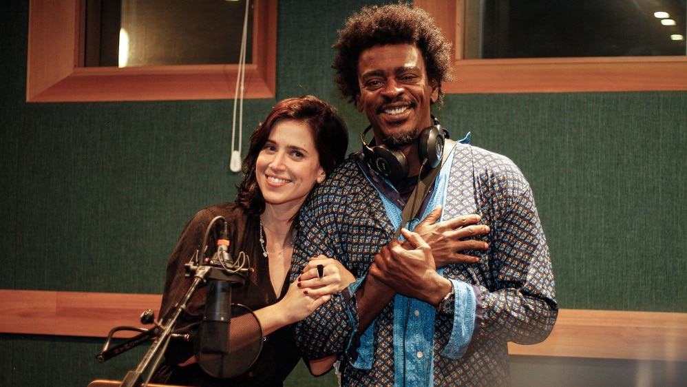 Mel Lisboa e Seu Jorge. Imagem: Bruno Poletti/Spotify