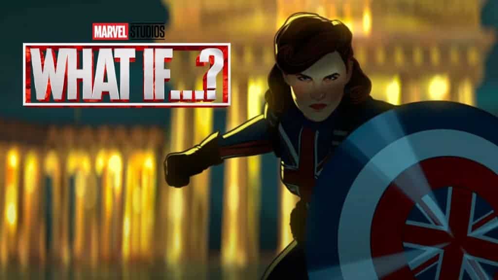 Agente Peggy Carter é "Capitã América" em 'What If...?'. Imagem: Marvel Studios/Divulgação