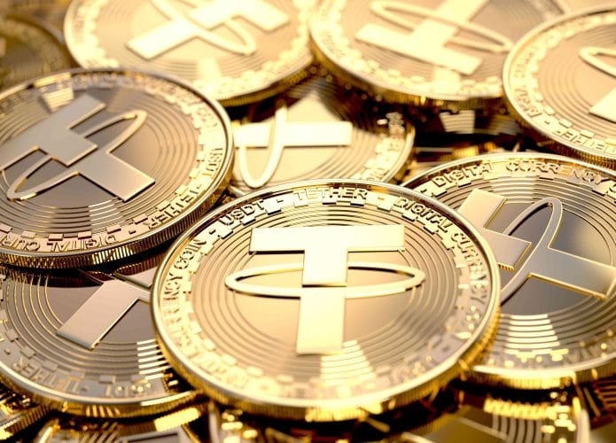 Ilustração do stablecoin tether