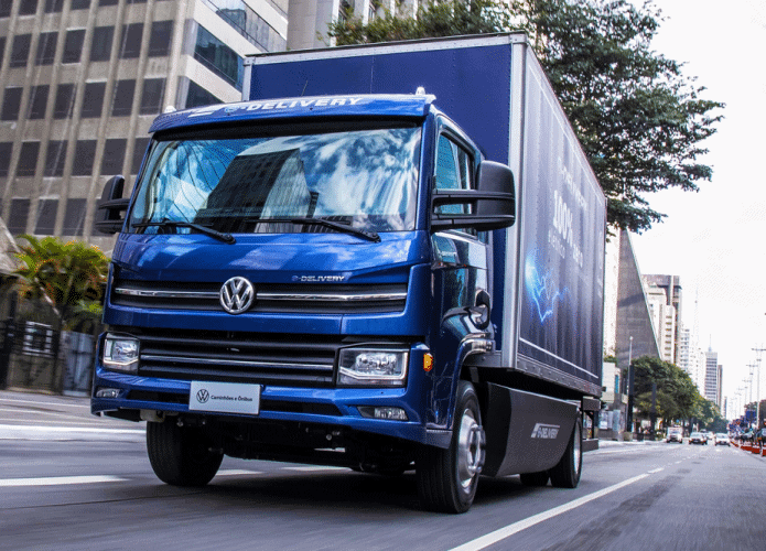 caminhão elétrico e-delivery volkswagen