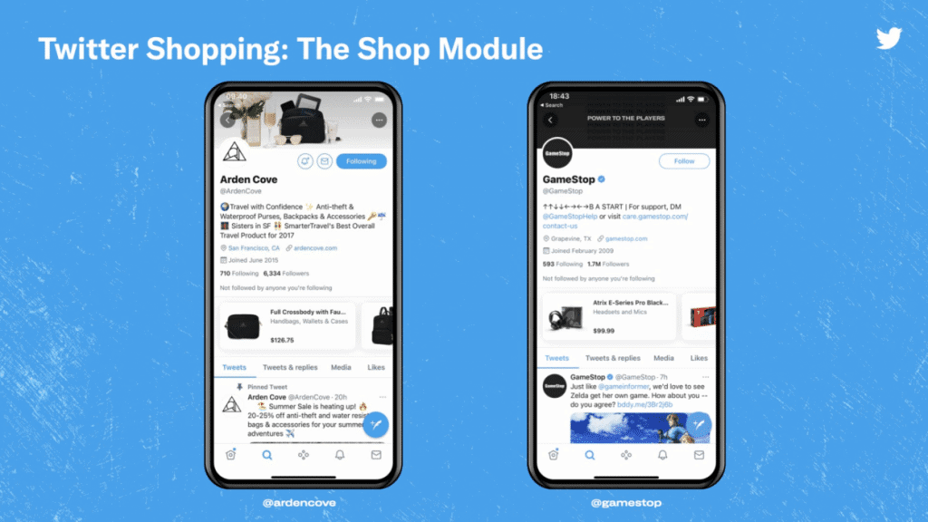 Twitter testa modo de compras no aplicativo