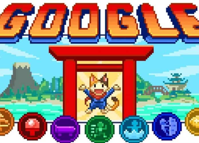 Olímpiadas: Doodle do Google tem um joguinho escondido com várias modalidades esportivas. Imagem: Divulgação