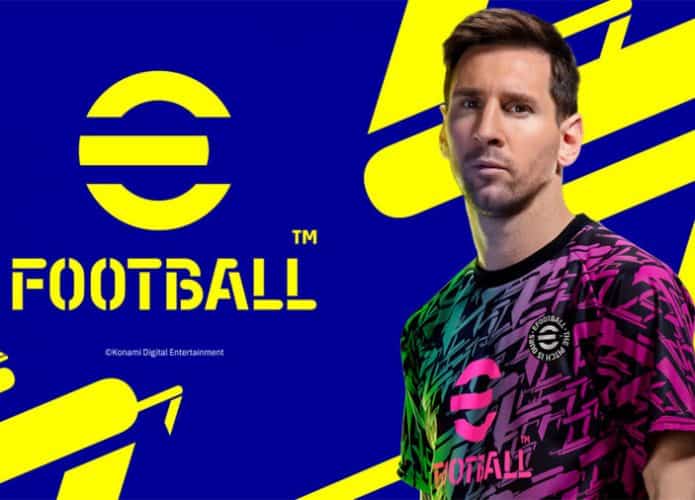Konami transforma PES em ‘eFootball’, que será free to play. Imagem: Konami/Divulgação
