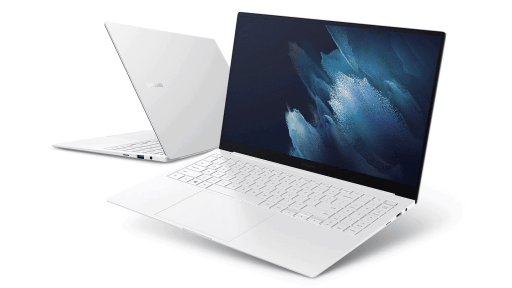 Imagem mostra a versão tradicional do Galaxybook Pro, da Samsung