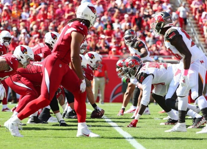 jogo de futebol americano NFL