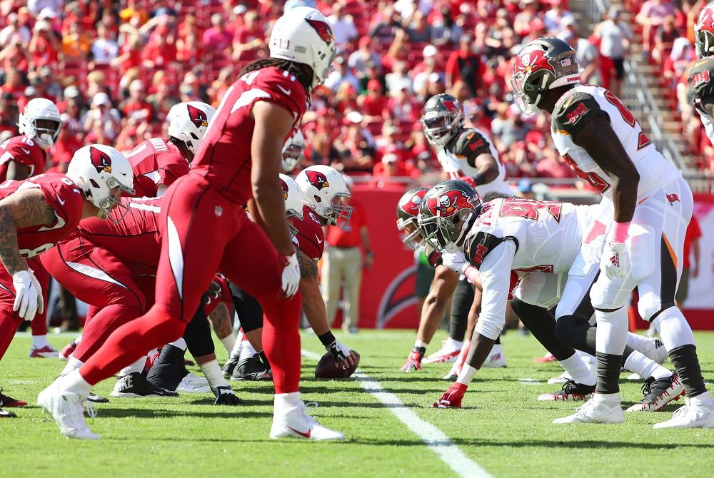 jogo de futebol americano NFL