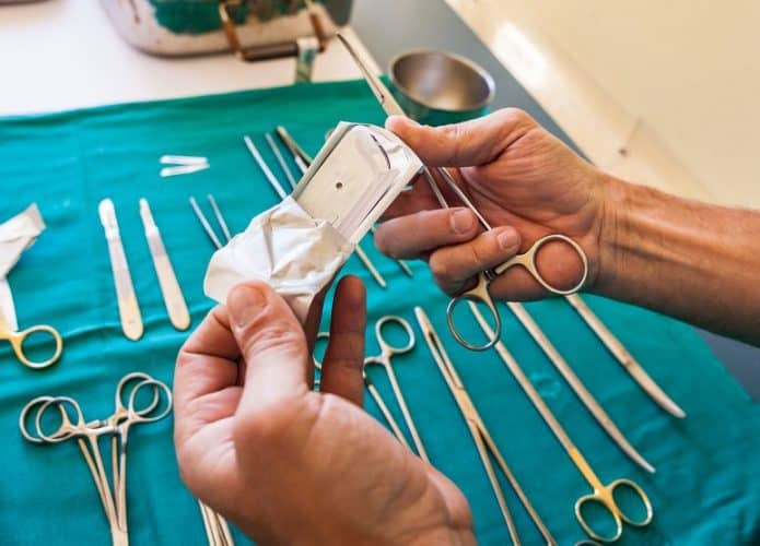 material e esterilização