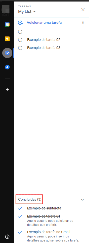 Como usar o Tarefas no Gmail