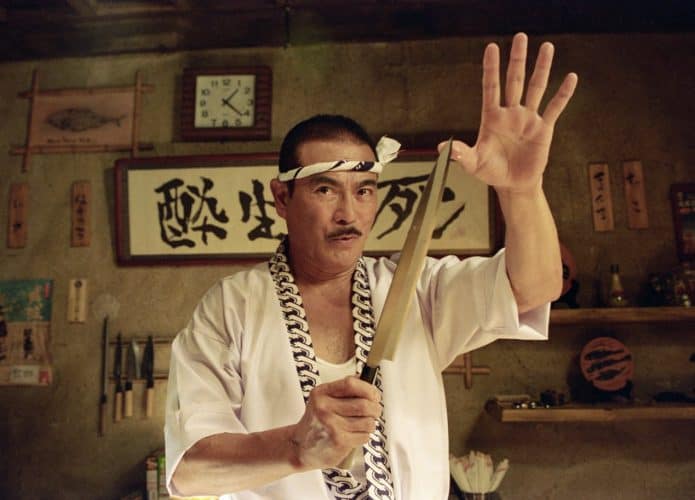 Sonny Chiba em 'Kill Bill: Volume 1'. Imagem: Miramax/Divulgação