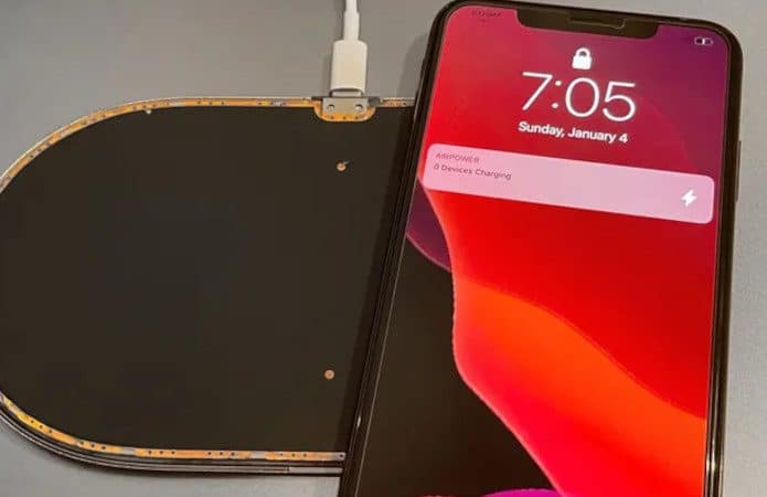 Protótipo do carregador AirPower, da Apple