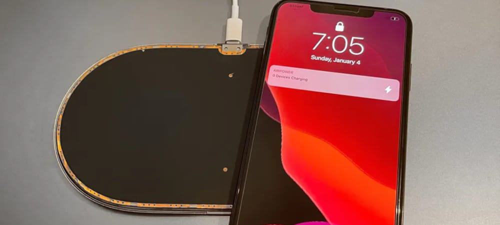 Protótipo do carregador AirPower, da Apple