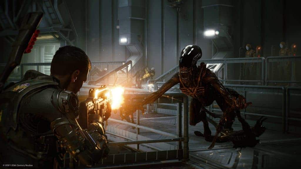 Pode personalizar seu fuzileiro à vontade: os astros de 'Aliens: Firetem Elite' são mesmo os xenomorfos. Imagem: Cold Iron Studios/Divulgação