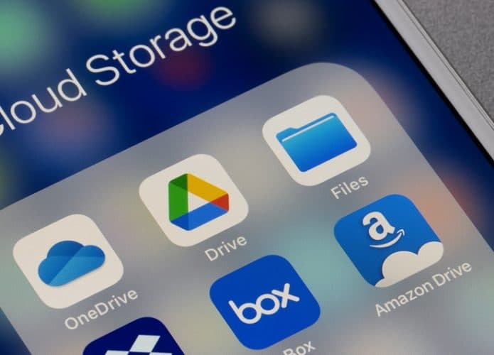 iPhone mostra apps de armazenamento de arquivos