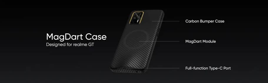 Além dos carregadores magnéticos e um powerbank, a Redmi também anunciou um case de recarga para o Realme GT