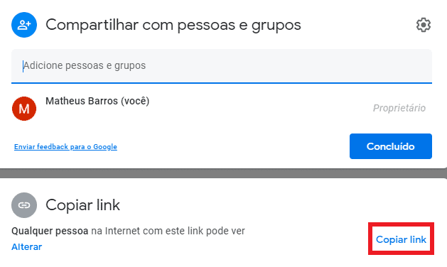 Print do Google Drive