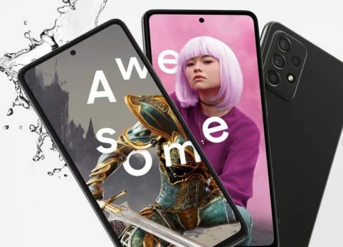 Quatro modelos do Galaxy A52s 5G da Samsung