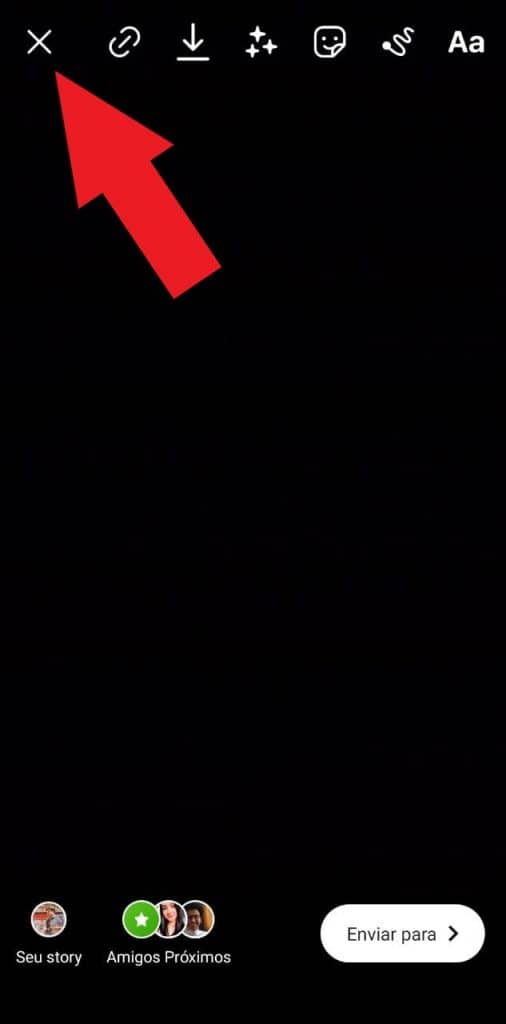 Print do aplicativo do Instagram