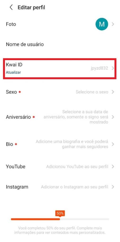 Print do aplicativo Kwai