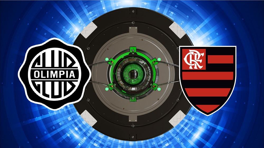 Escudos de Olimpia x Flamengo