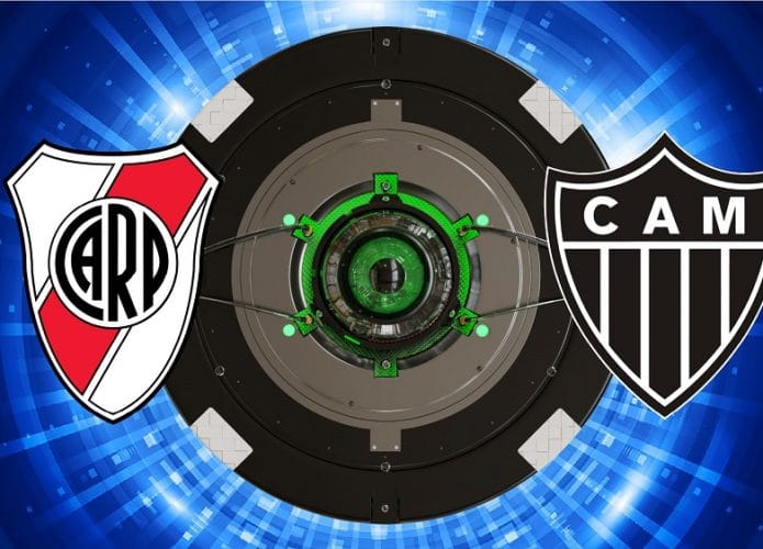 Escudos de River Plate x Atlético-MG