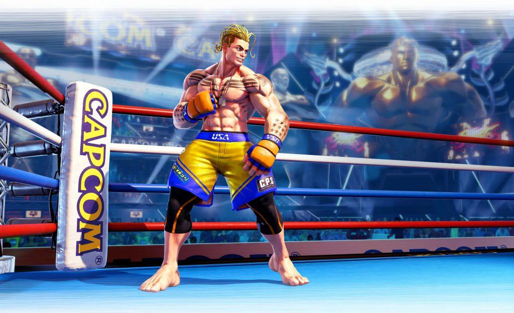 Arte do personagem Luke em 'Street Fighter V: Champion Edition'