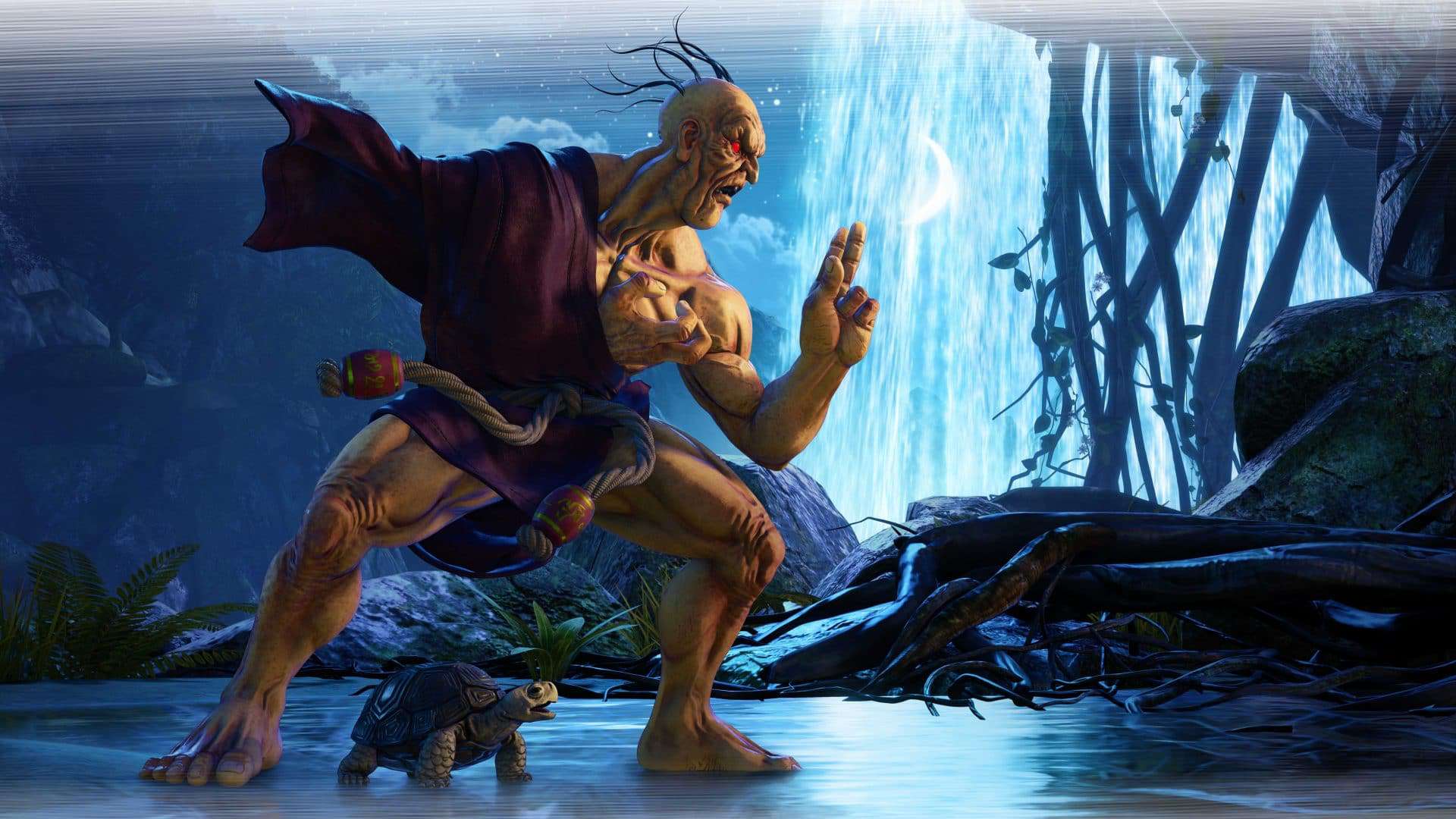 Arte do personagem Oro em 'Street Fighter V: Champion Edition'
