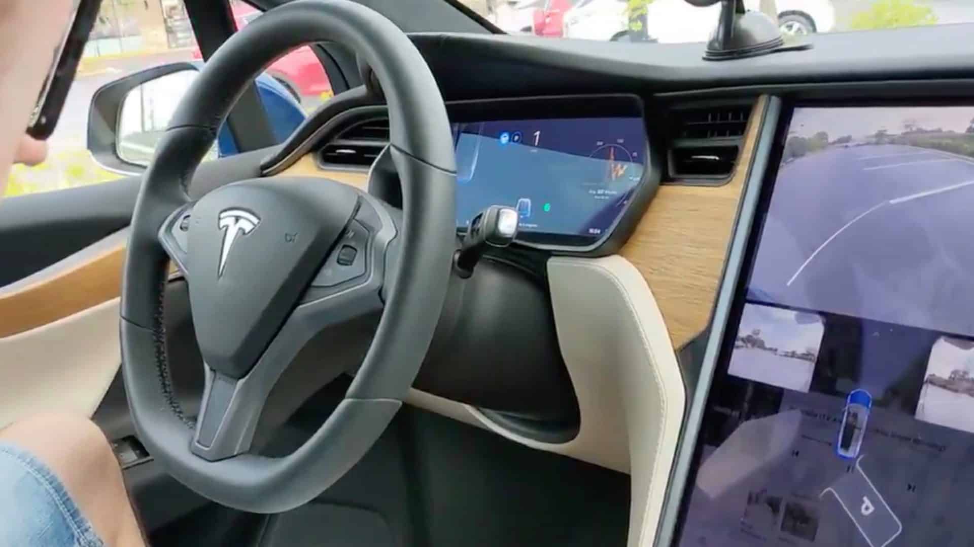 tesla autopark