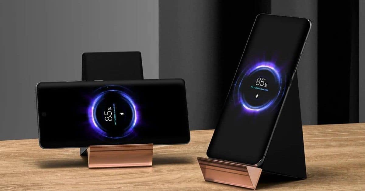 Carregador sem fio de 100W da Xiaomi