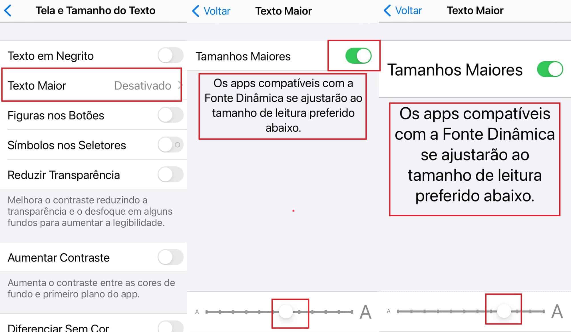 iPhone: como aumentar o tamanho da fonte em textos (incluindo WhatsApp ...