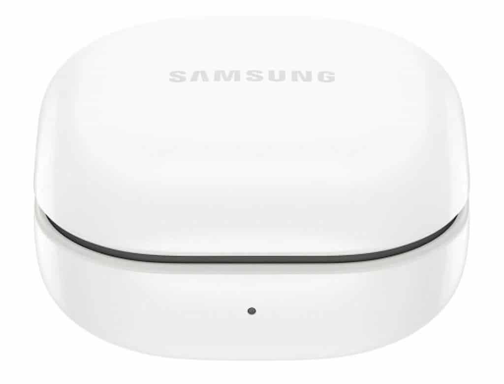 Imagem mostra renderização conceitual do case fechado dos fones Galaxy Buds 2. Preços do Galaxy Z Fold 3, Z Flip 3 e Galaxy Buds 2 foram vazados na Europa