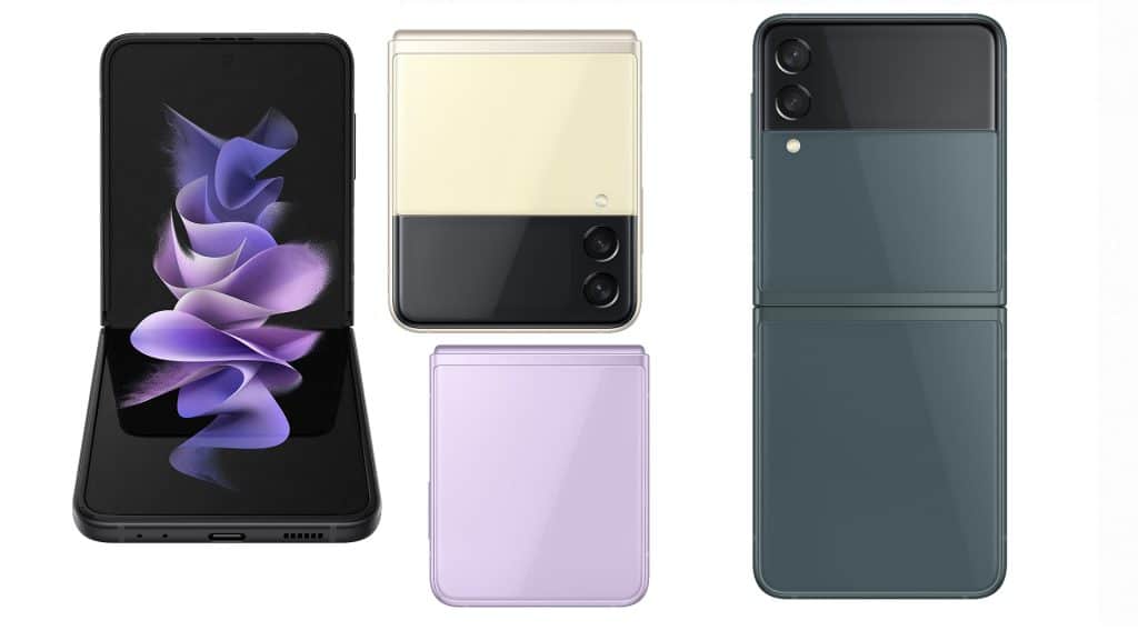 Imagem mostra renderização conceitual do Galaxy Z Flip 3. Preços do Galaxy Z Fold 3, Z Flip 3 e Galaxy Buds 2 foram vazados na Europa