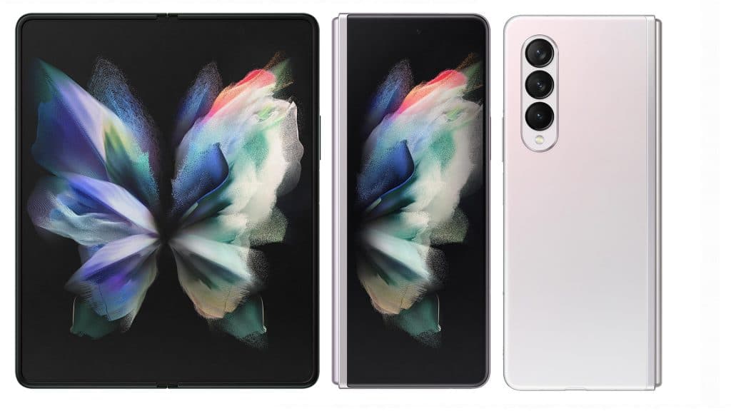 Imagem mostra renderização conceitual do Galaxy Z Fold 3. Preços do Galaxy Z Fold 3, Z Flip 3 e Galaxy Buds 2 foram vazados na Europa