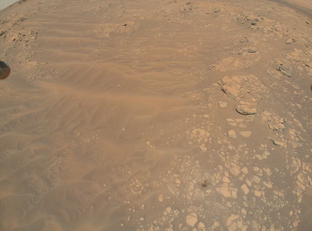 Imagem tirada pelo Ingenuity detalha possível nova rota para o rover Perseverance