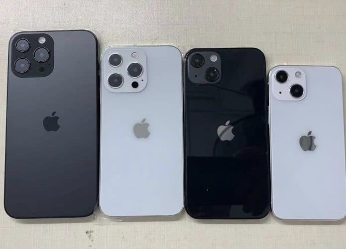 Supostos iPhones 13 (Imagem: divulgação/SonnyDickson)