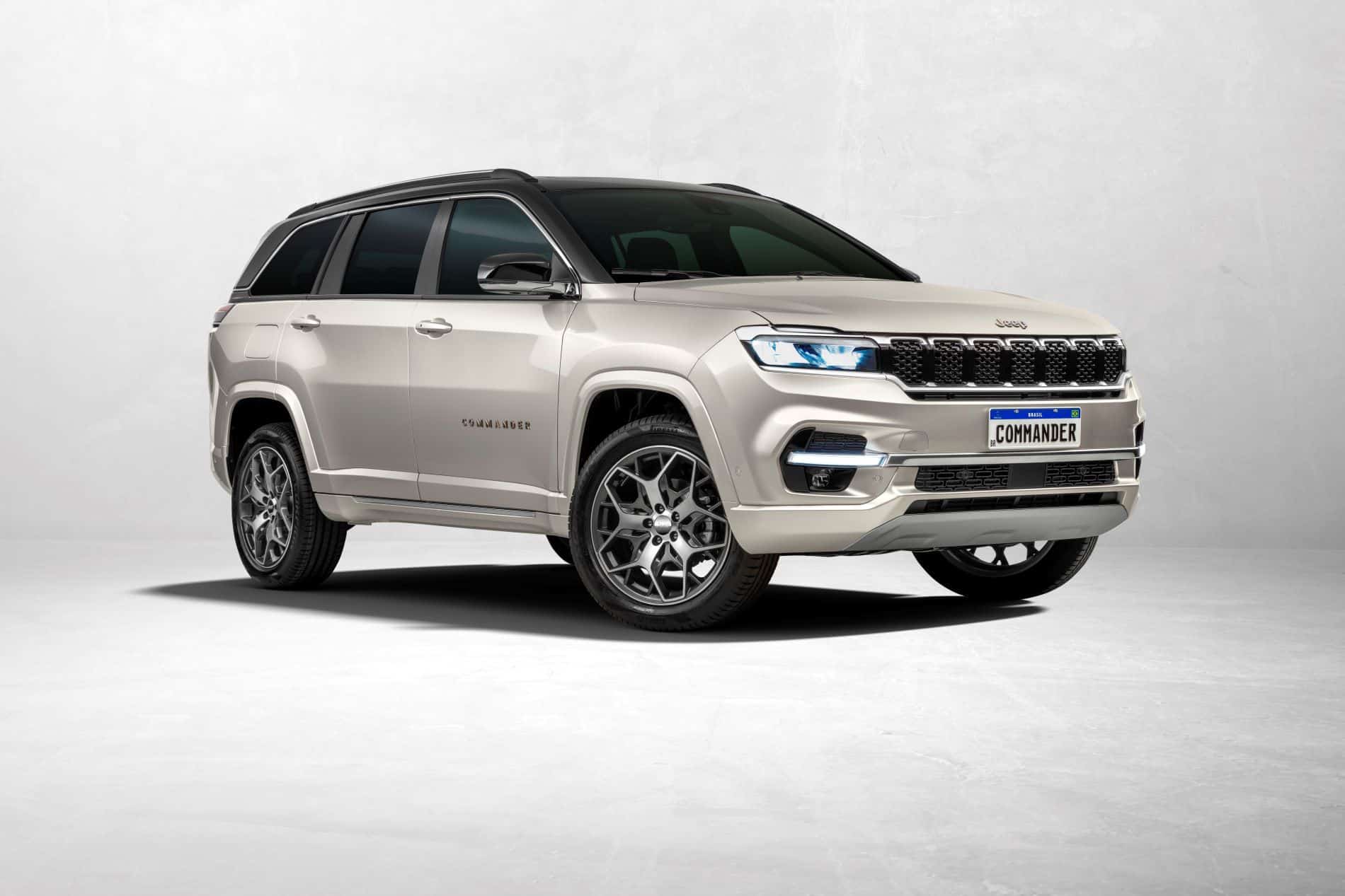 Jeep revela primeiras imagens do Commander 2022