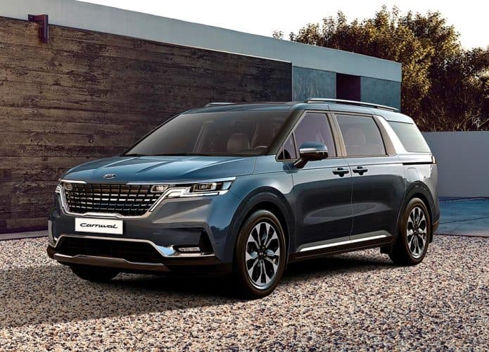 imagem frontal lateral do SUV da Kia