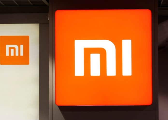 Logo da Xiaomi em uma das lojas físicas da marca chinesa