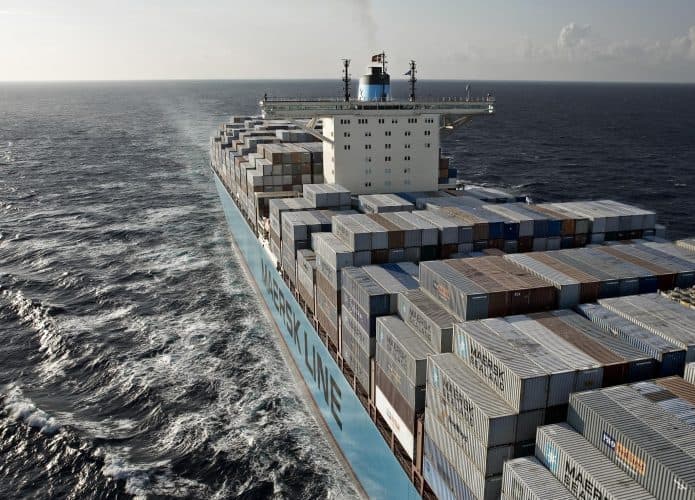 Navio de contêineres da Maers