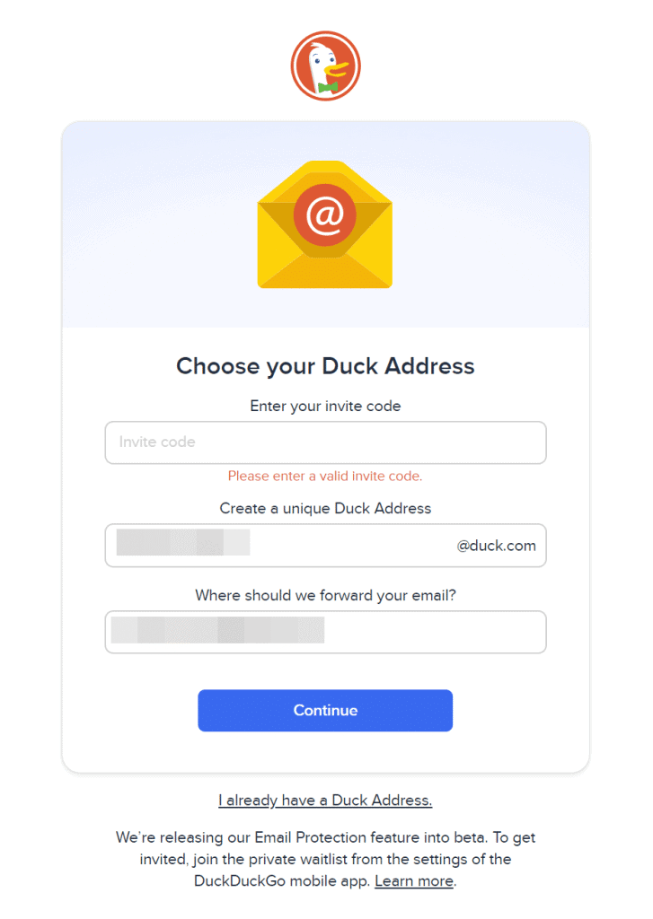 Novo serviço de proteção de e-mails do DuckDuckGo