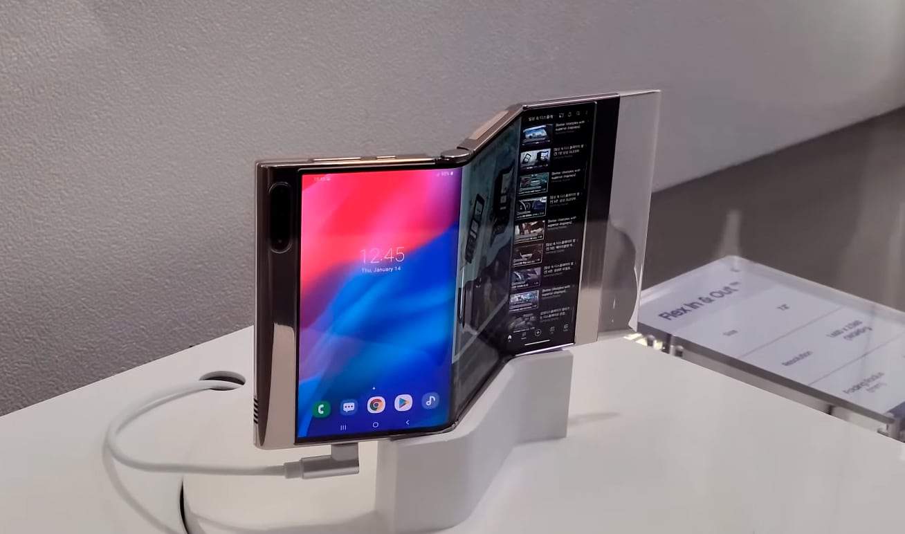 Samsung apresenta protótipo de dispositivo multidobrável