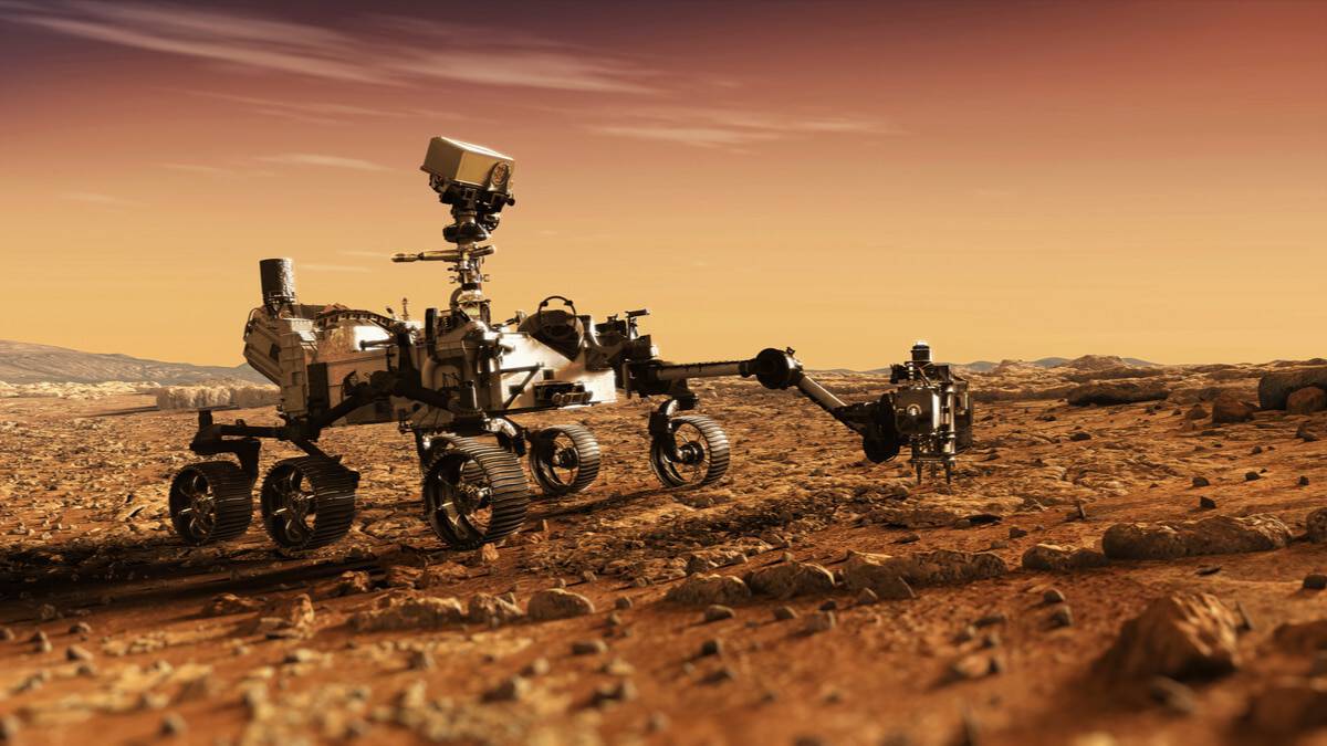 Rover Curiosity, em Marte desde 2012