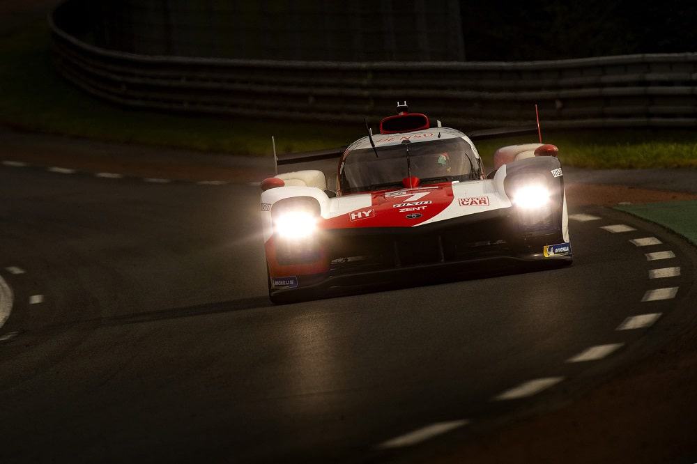 Toyota #7 no circuito de Le Mans