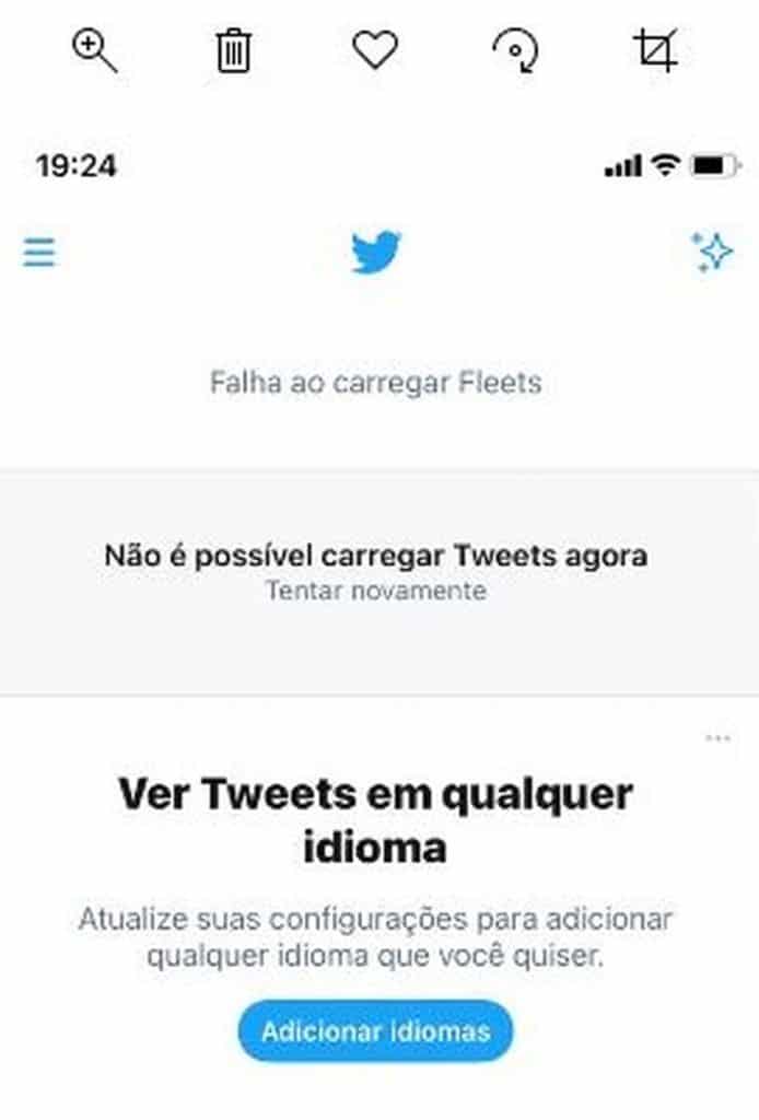 twitter fora do ar 