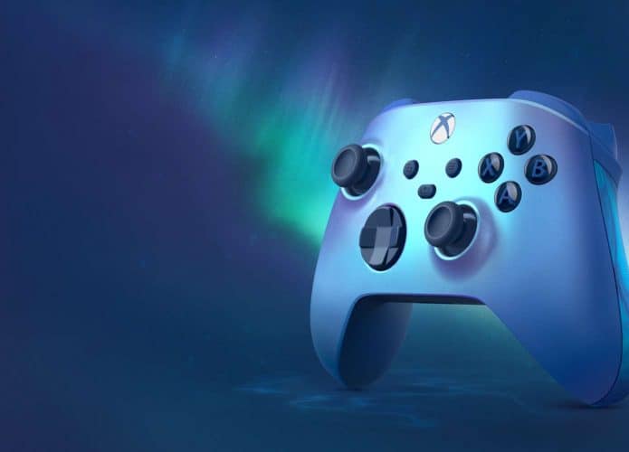 xbox controle azul