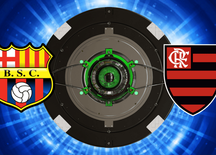 Escudos de Barcelona de Guayaquil x Flamengo