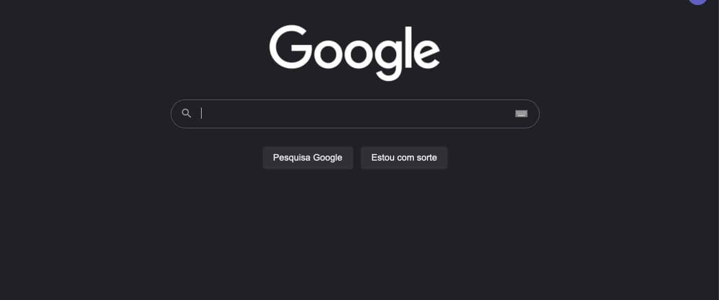 google modo escuro