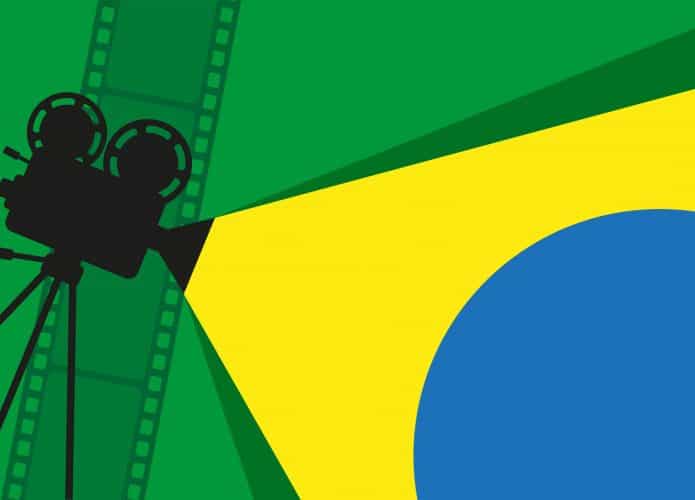 Ilustração representando o cinema nacional