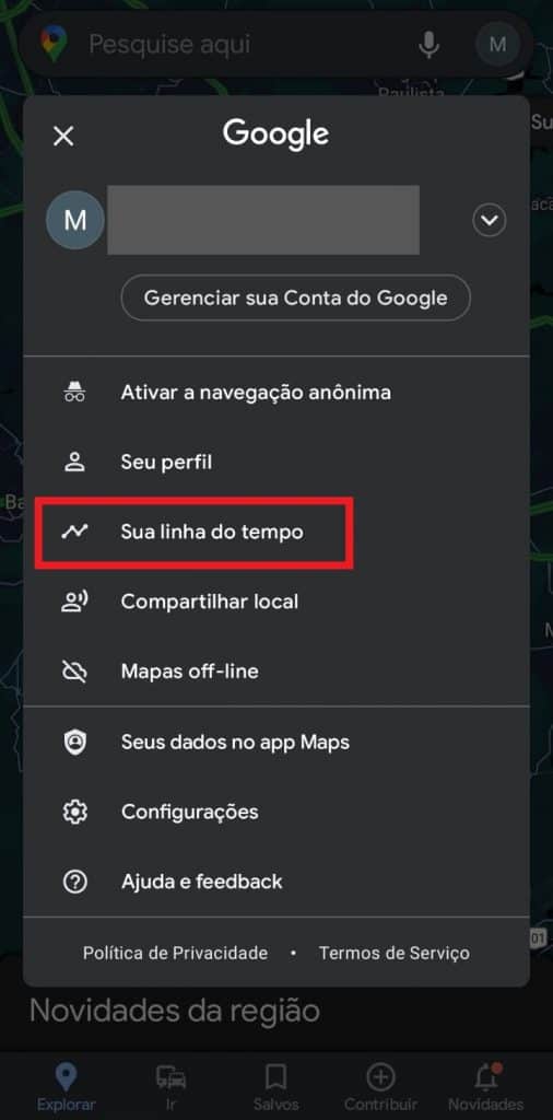 Print do Google Maps