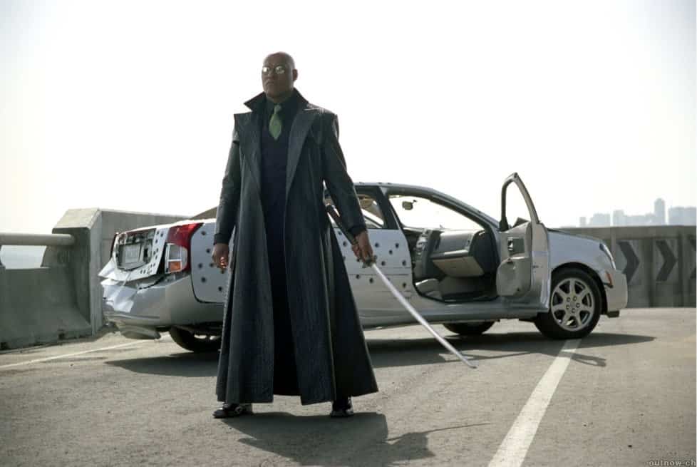 Laurence Fishburne como Morpheus em 'Matrix'